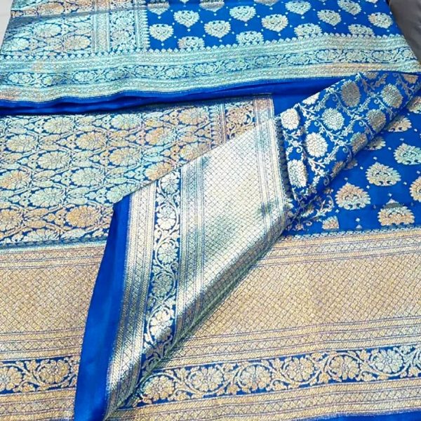 ইন্ডিয়ান বেনারসি কাতান শাড়ি