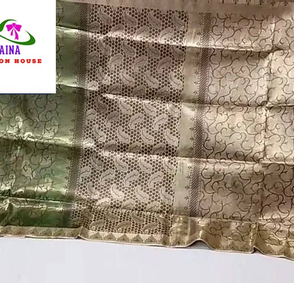 সিল্ক কাতান শাড়ি ব্লাউস পিসসহ