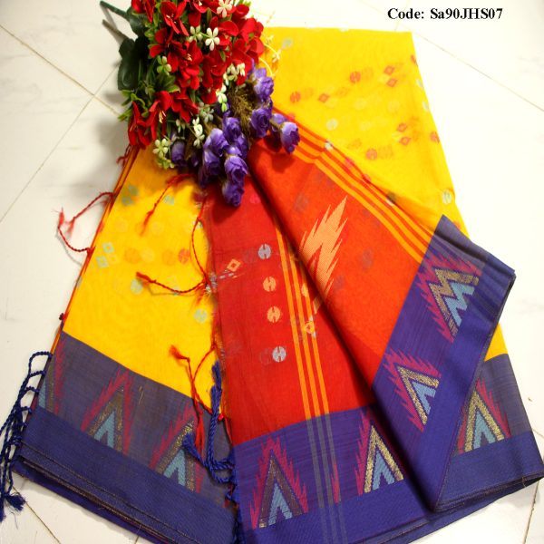 তাঁত জামদানি মনিপুরি শাড়ি