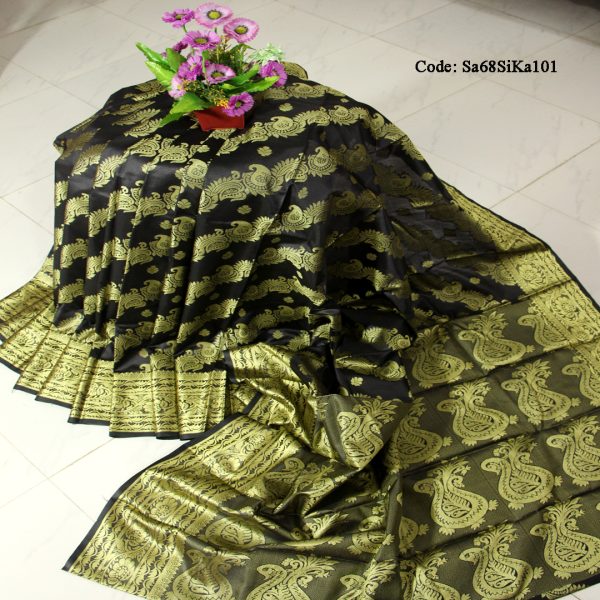 সফ্ট সিল্ক কাতান শাড়ি
