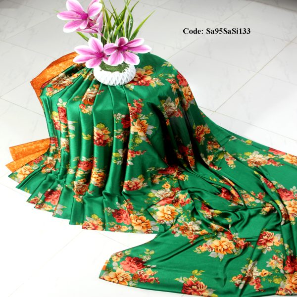 ইন্ডিয়ান সানজানা ব্রান্ডের সামু সিল্ক শাড়ি