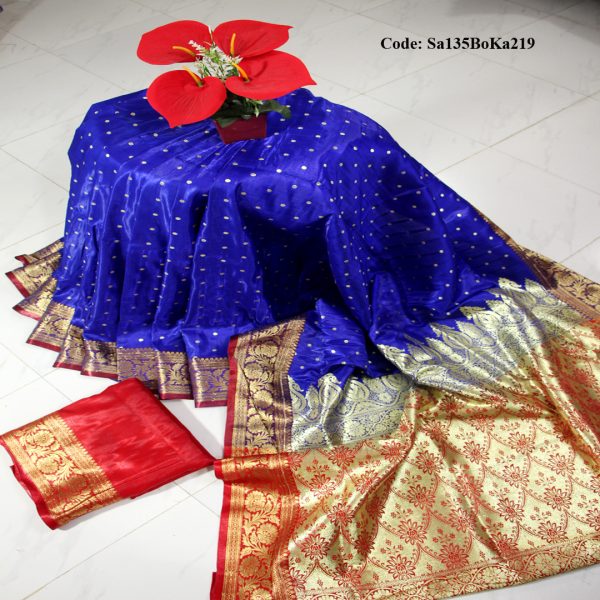 ইন্ডিয়ান বেনারসি কাতান শাড়ি
