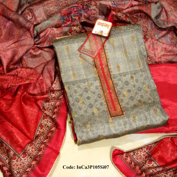 Indian Lavina Brand Unstitched 3Pcs
