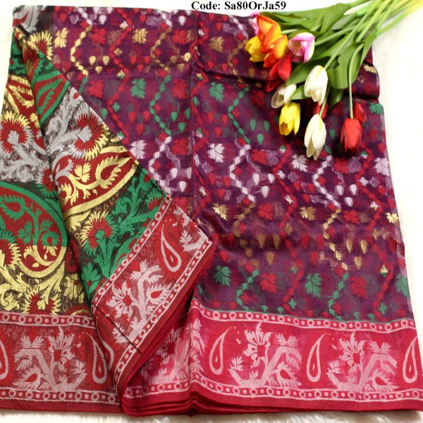 অরগ্রান্জা জামদানি শাড়ি